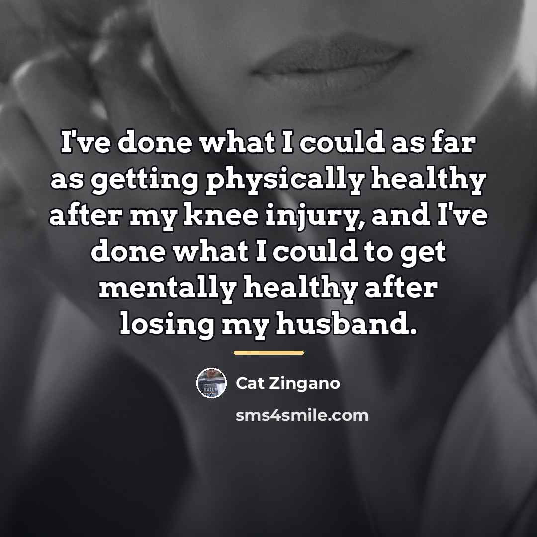 “I've done what I could as far as getting physically…” quote by Cat Zingano