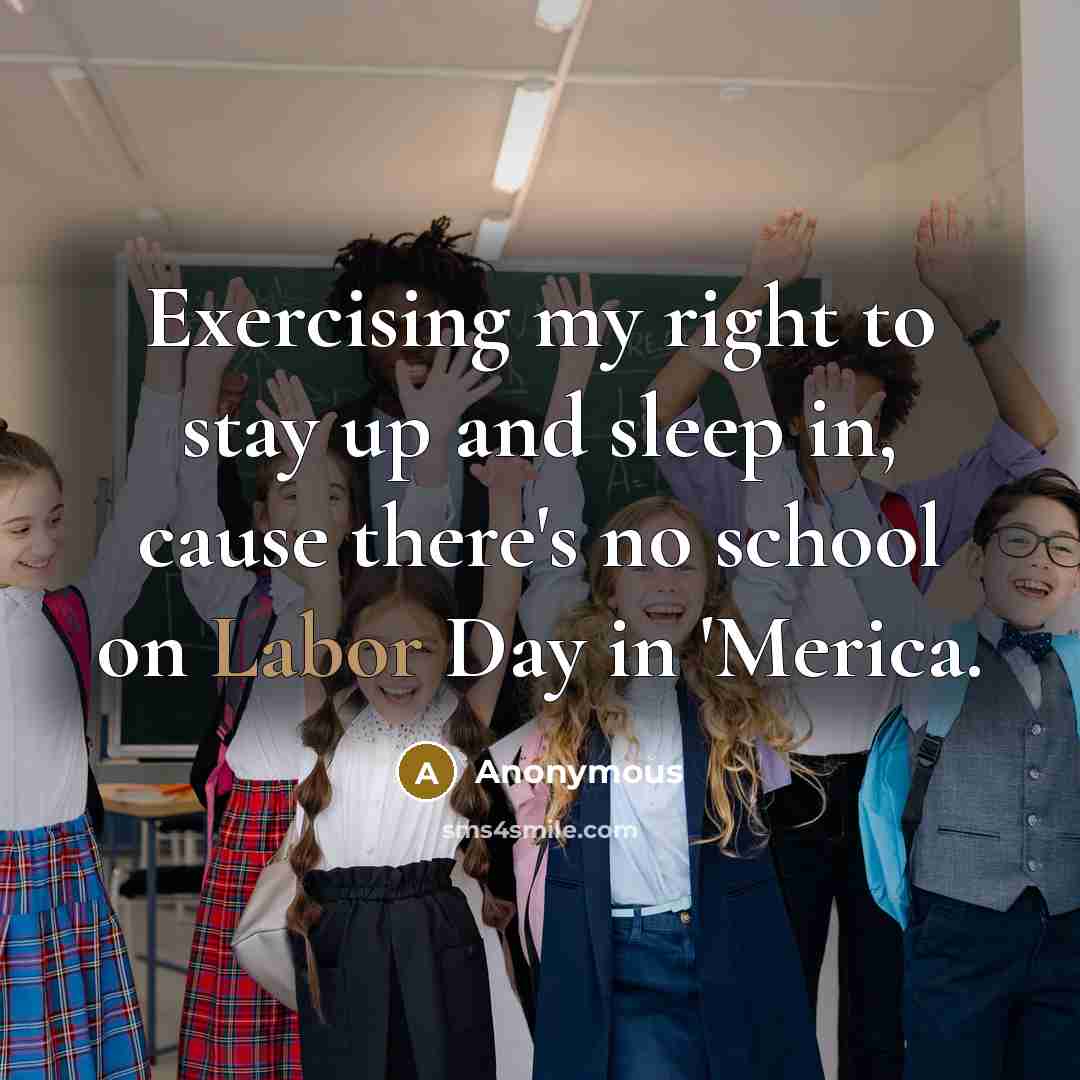 “Exercising my right to stay up and sleep in, cause…” quote by Anonymous