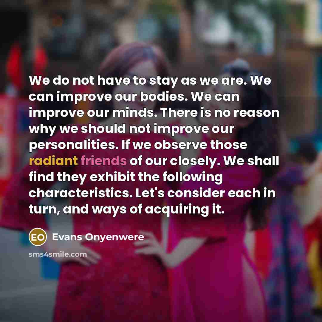 “We do not have to stay as we are. We…” quote by Evans Onyenwere
