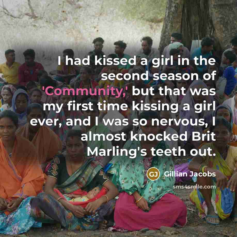 “I had kissed a girl in the second season of…” quote by Gillian Jacobs