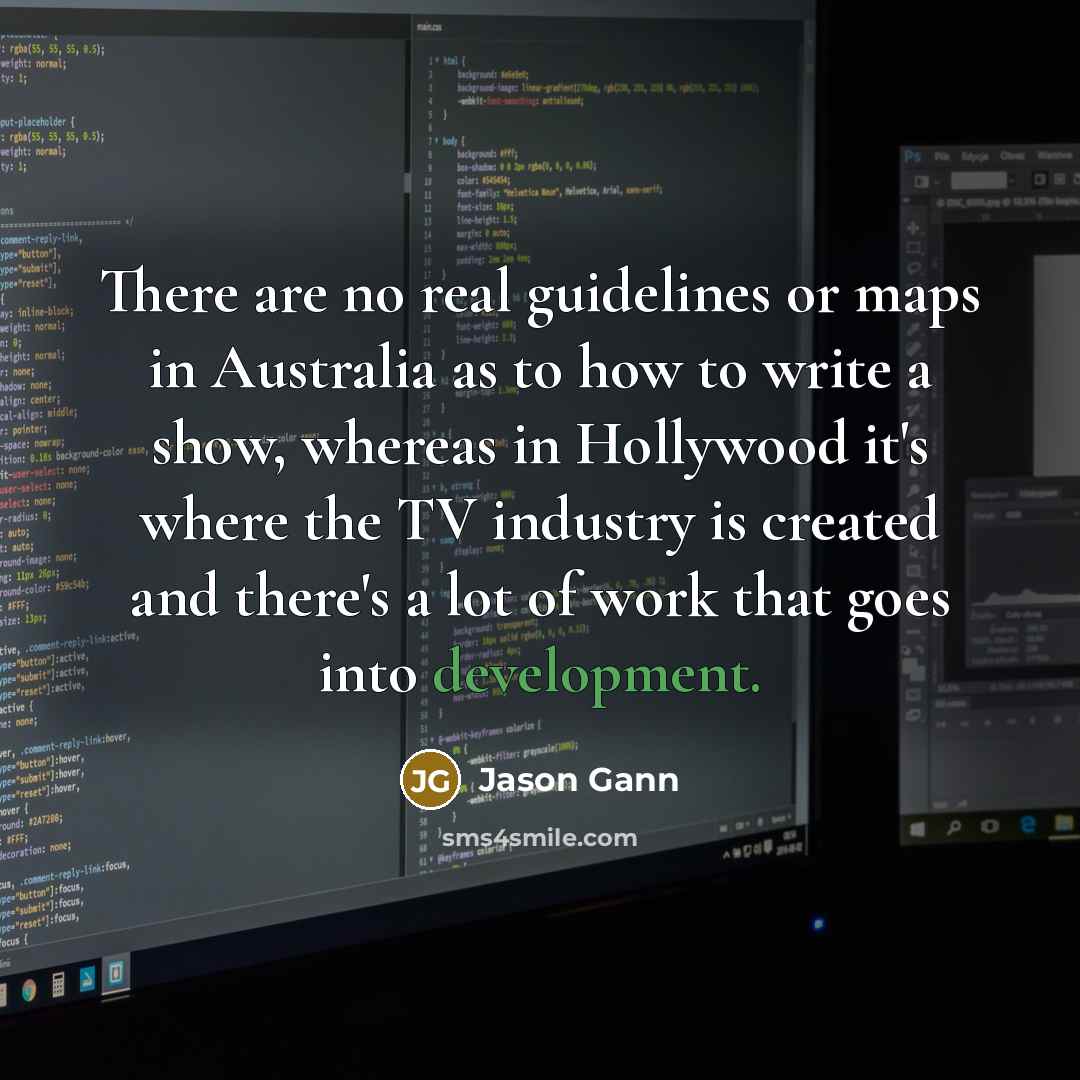 “There are no real guidelines or maps in Australia as…” quote by Jason Gann