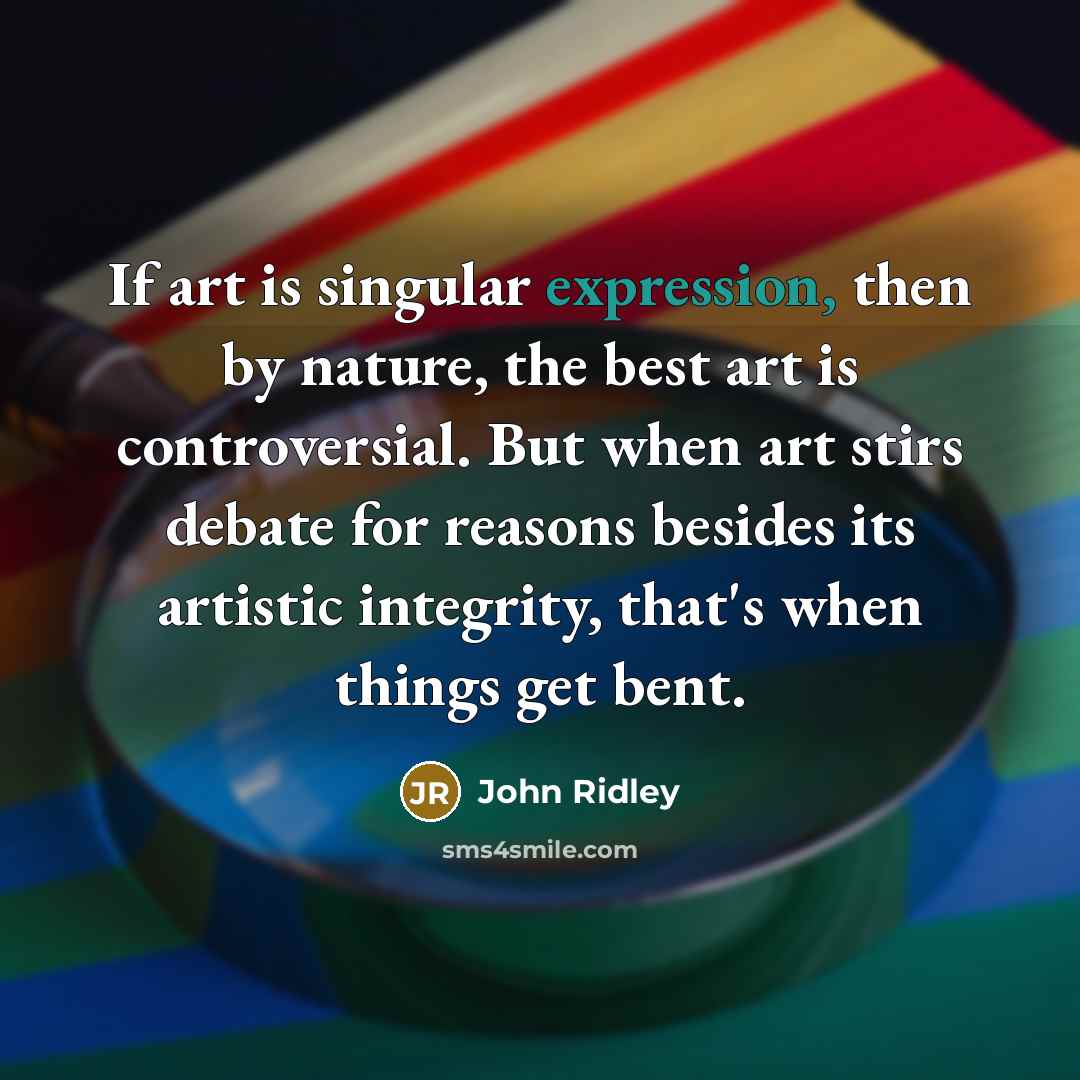 “If art is singular expression, then by nature, the best…” quote by John Ridley