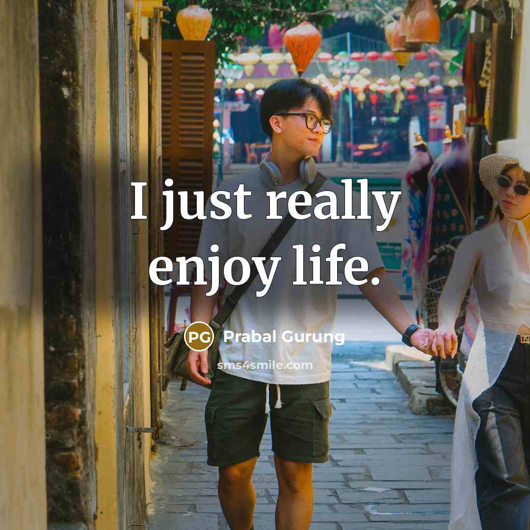 “I just really enjoy life.…” quote by Prabal Gurung