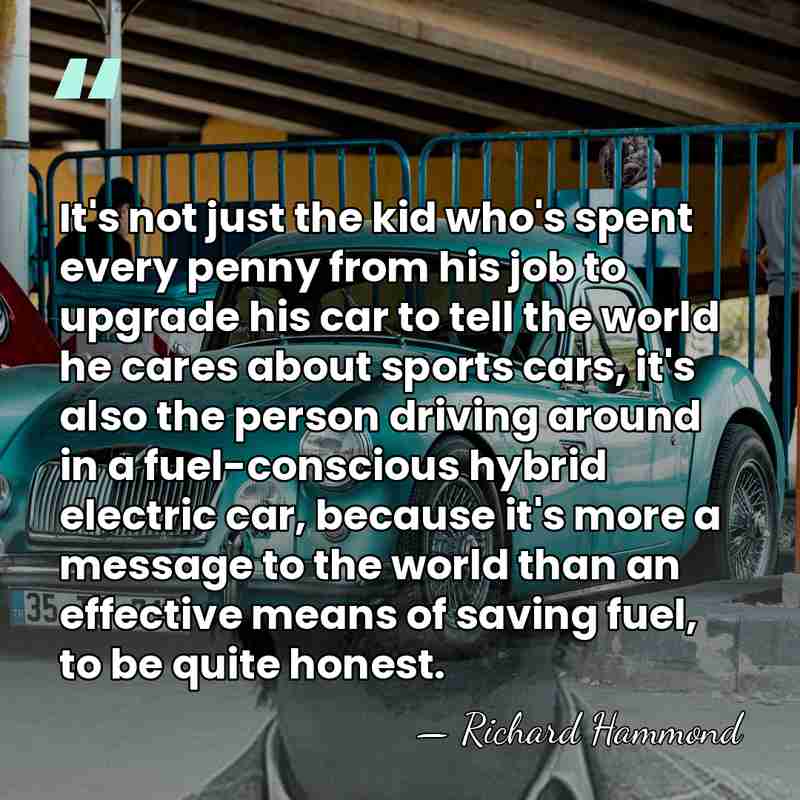 It's not just the kid who's spent every penny from his job&hellip; - Richard Hammond