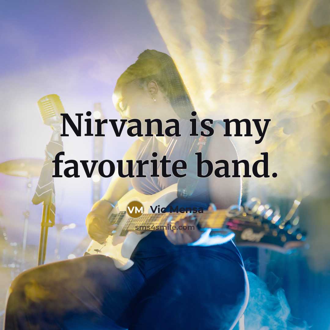 “Nirvana is my favourite band.…” quote by Vic Mensa