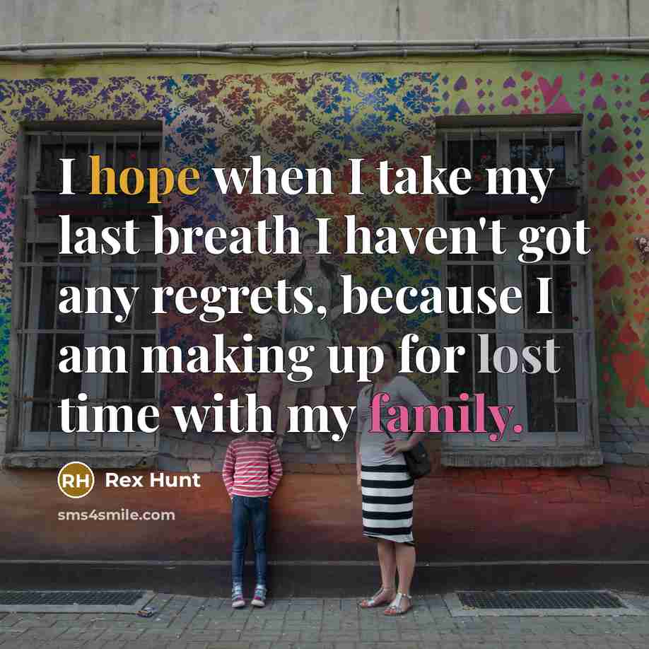 “I hope when I take my last breath I haven't…” quote by Rex Hunt