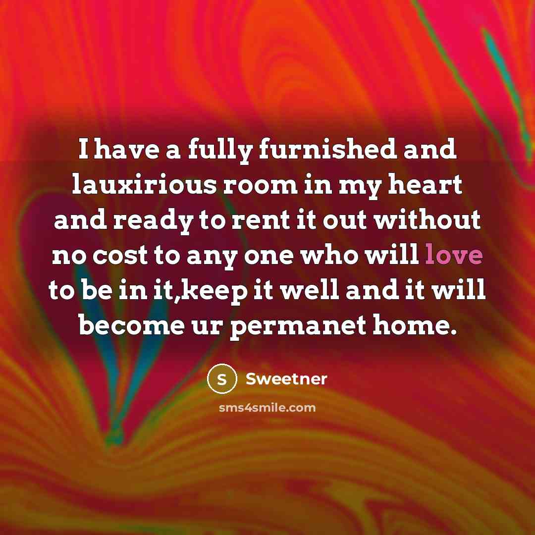 “I have a fully furnished and lauxirious room in my…” quote by Sweetner