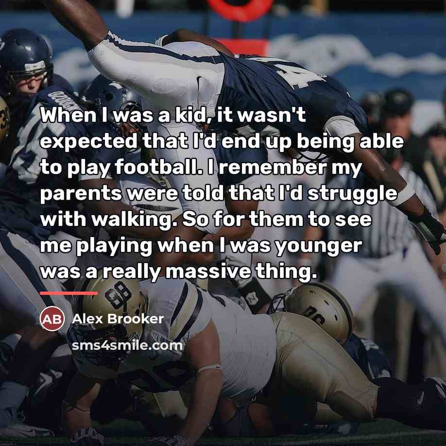 “When I was a kid, it wasn't expected that I'd…” quote by Alex Brooker