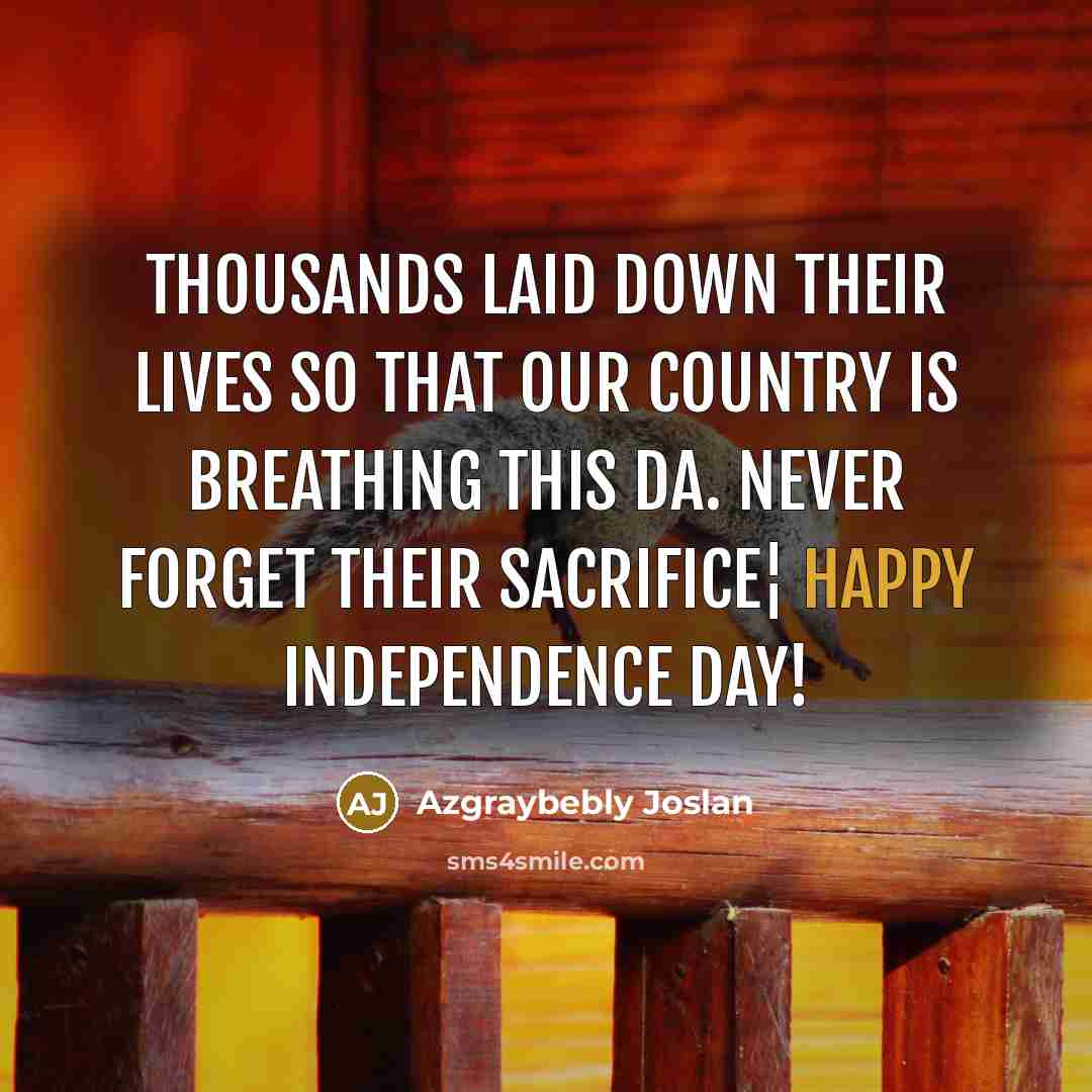 “Thousands laid down their lives so that our country is…” quote by Azgraybebly Joslan