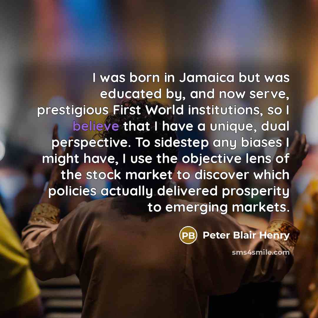 “I was born in Jamaica but was educated by, and…” quote by Peter Blair Henry