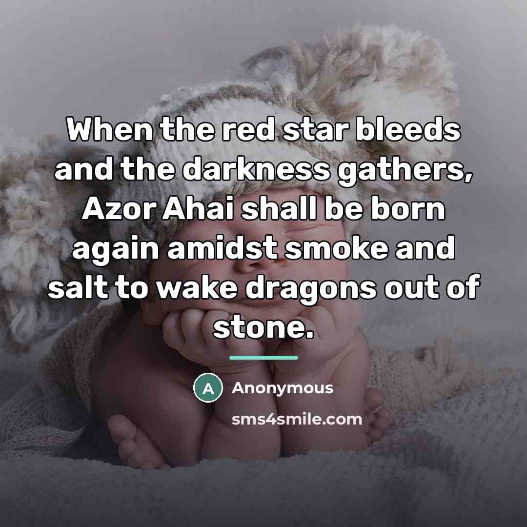“When the red star bleeds and the darkness gathers, Azor…” quote by Anonymous