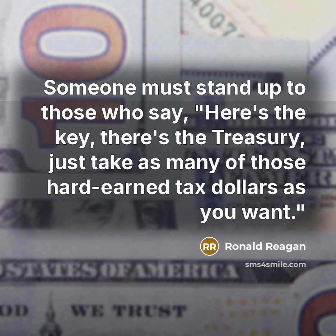 “Someone must stand up to those who say, "Here's the…” quote by Ronald Reagan