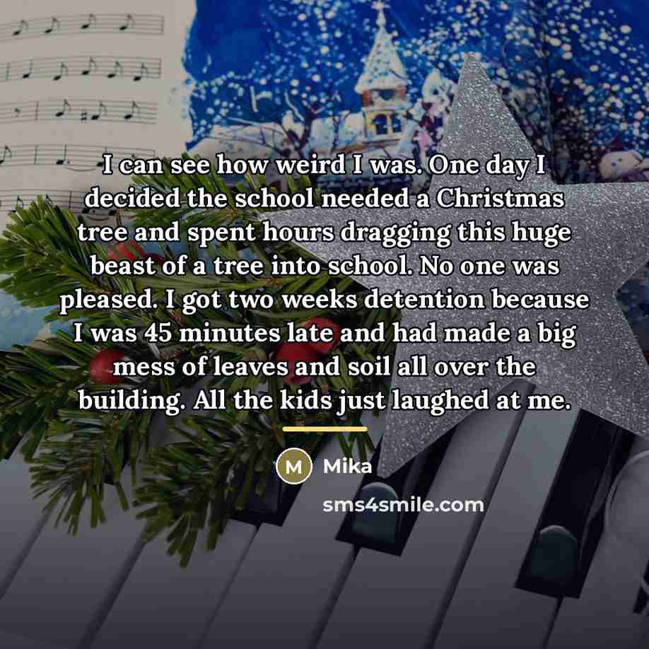 “I can see how weird I was. One day I…” quote by Mika