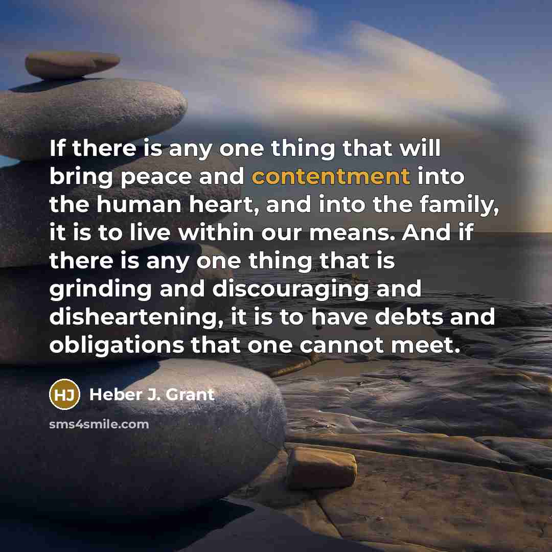 “If there is any one thing that will bring peace…” quote by Heber J. Grant