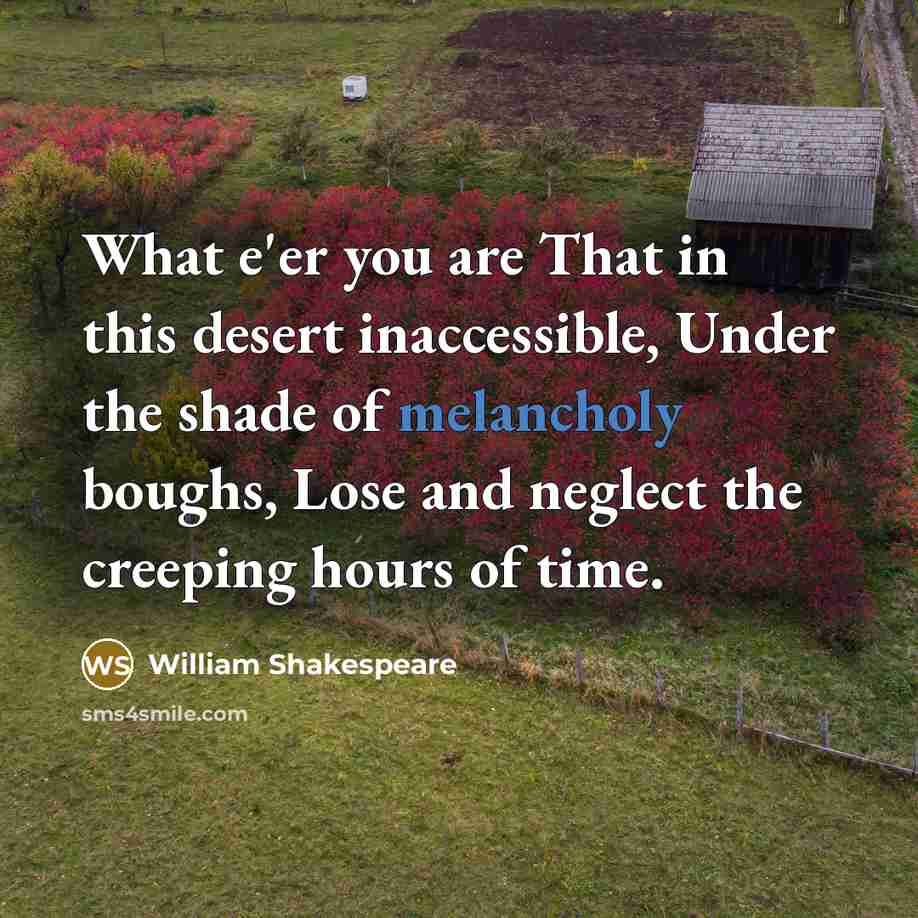 “What e'er you are That in this desert inaccessible, Under…” quote by William Shakespeare