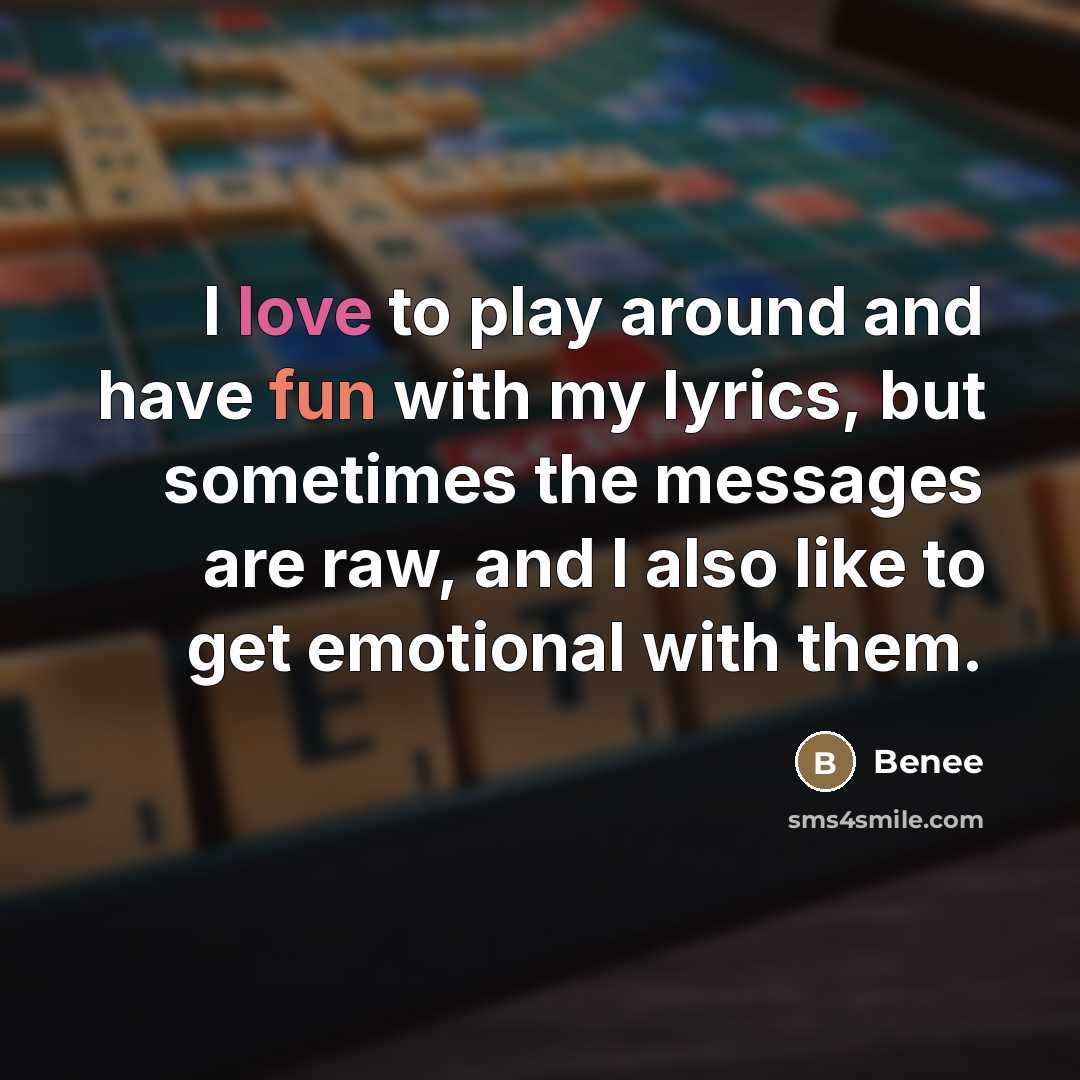 “I love to play around and have fun with my…” quote by Benee