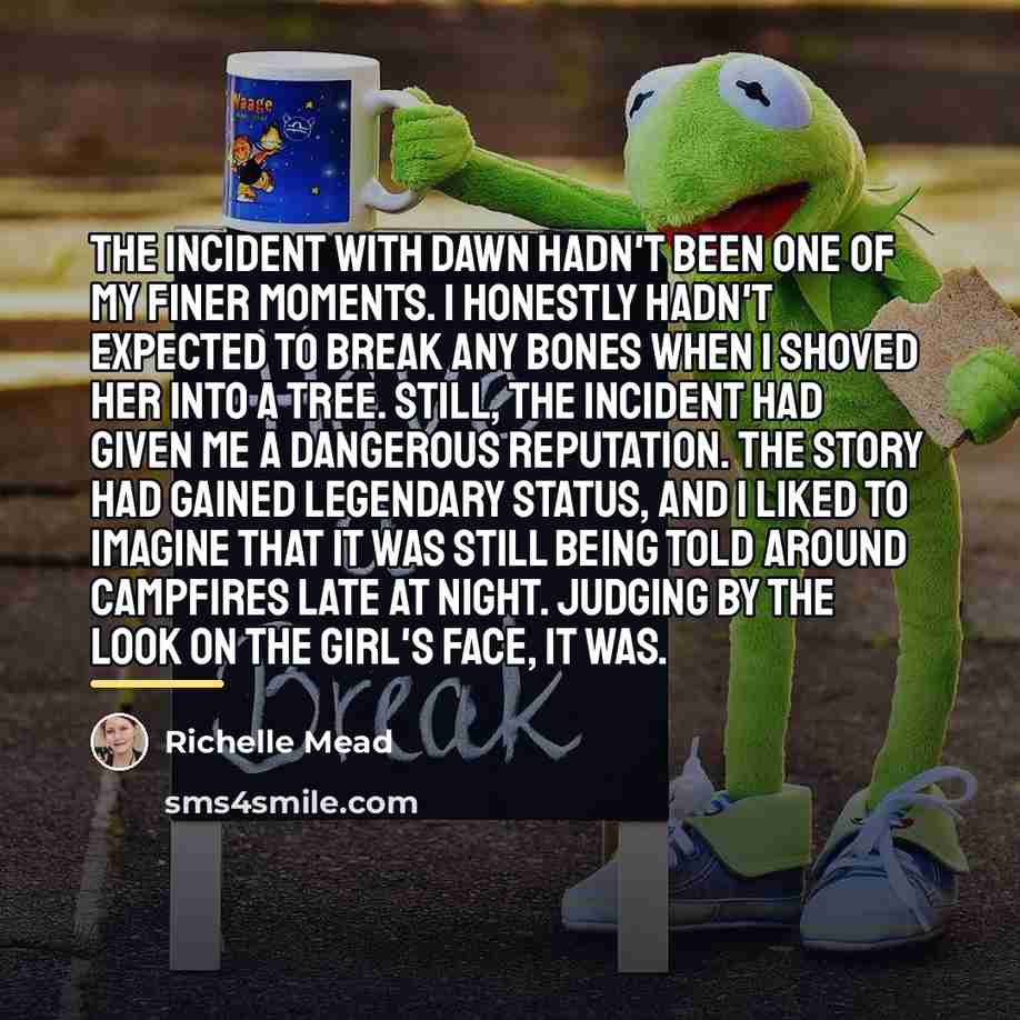 “The incident with Dawn hadn't been one of my finer…” quote by Richelle Mead