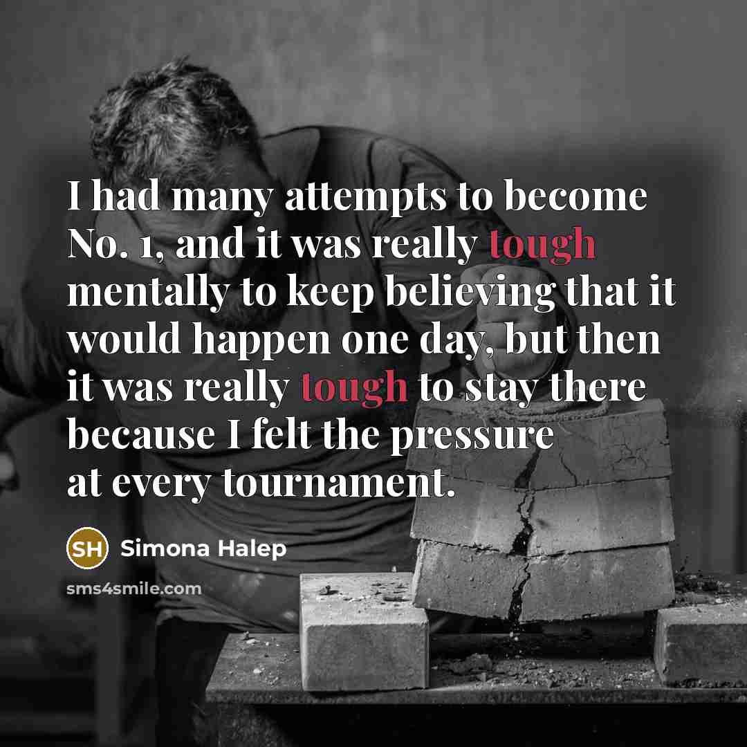 “I had many attempts to become No. 1, and it…” quote by Simona Halep