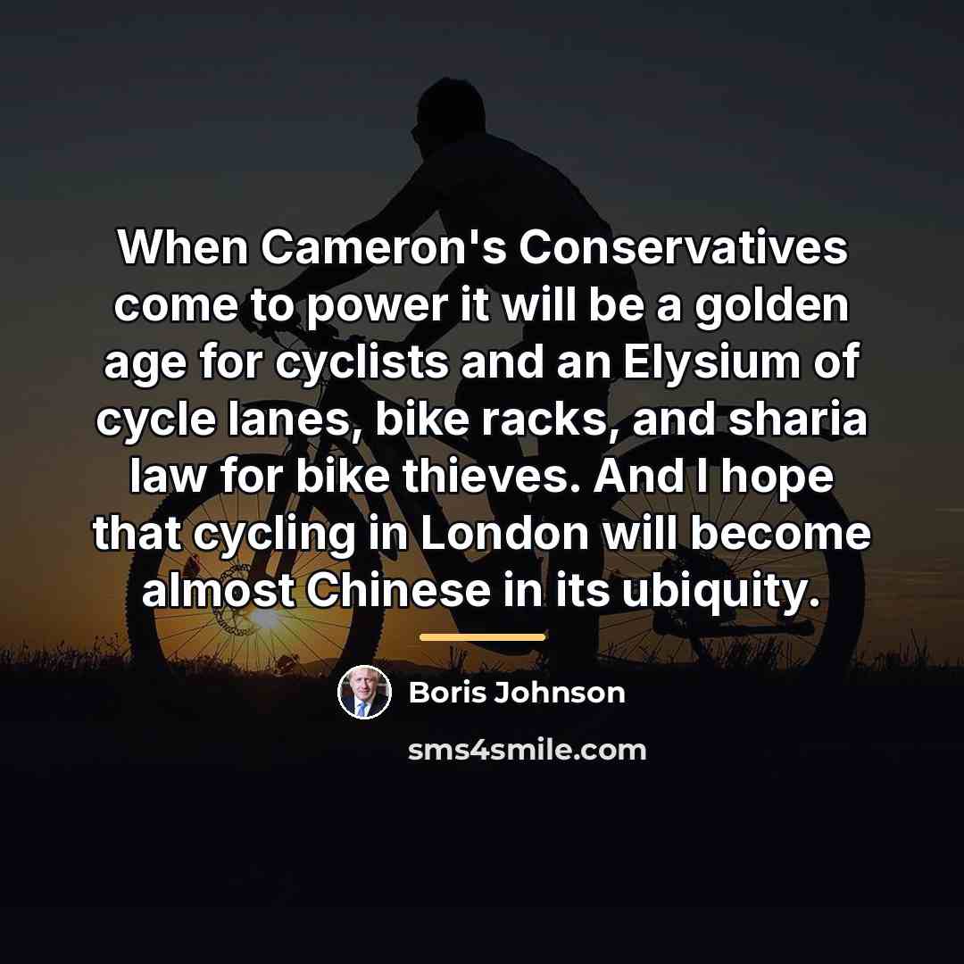 “When Cameron's Conservatives come to power it will be a…” quote by Boris Johnson
