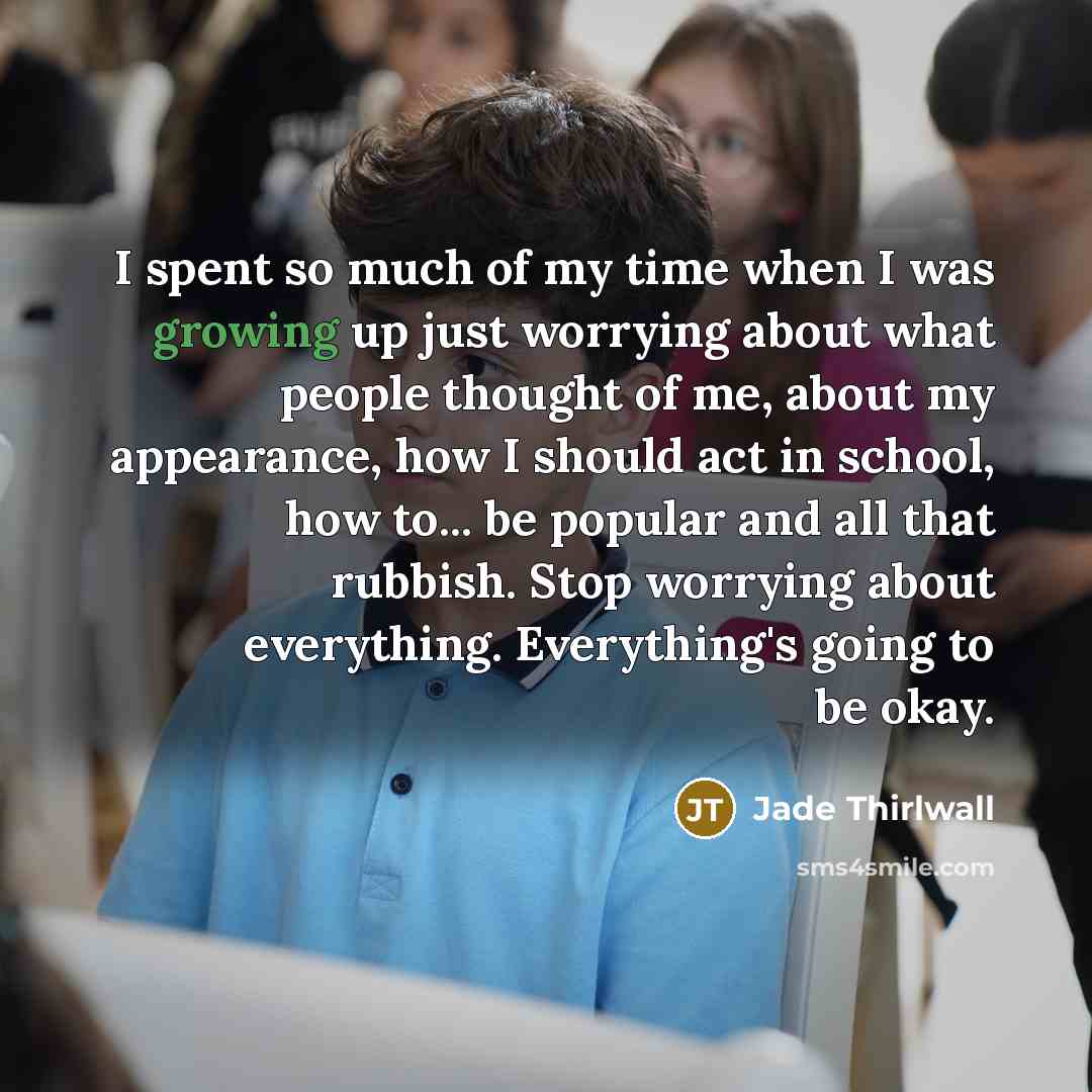 “I spent so much of my time when I was…” quote by Jade Thirlwall