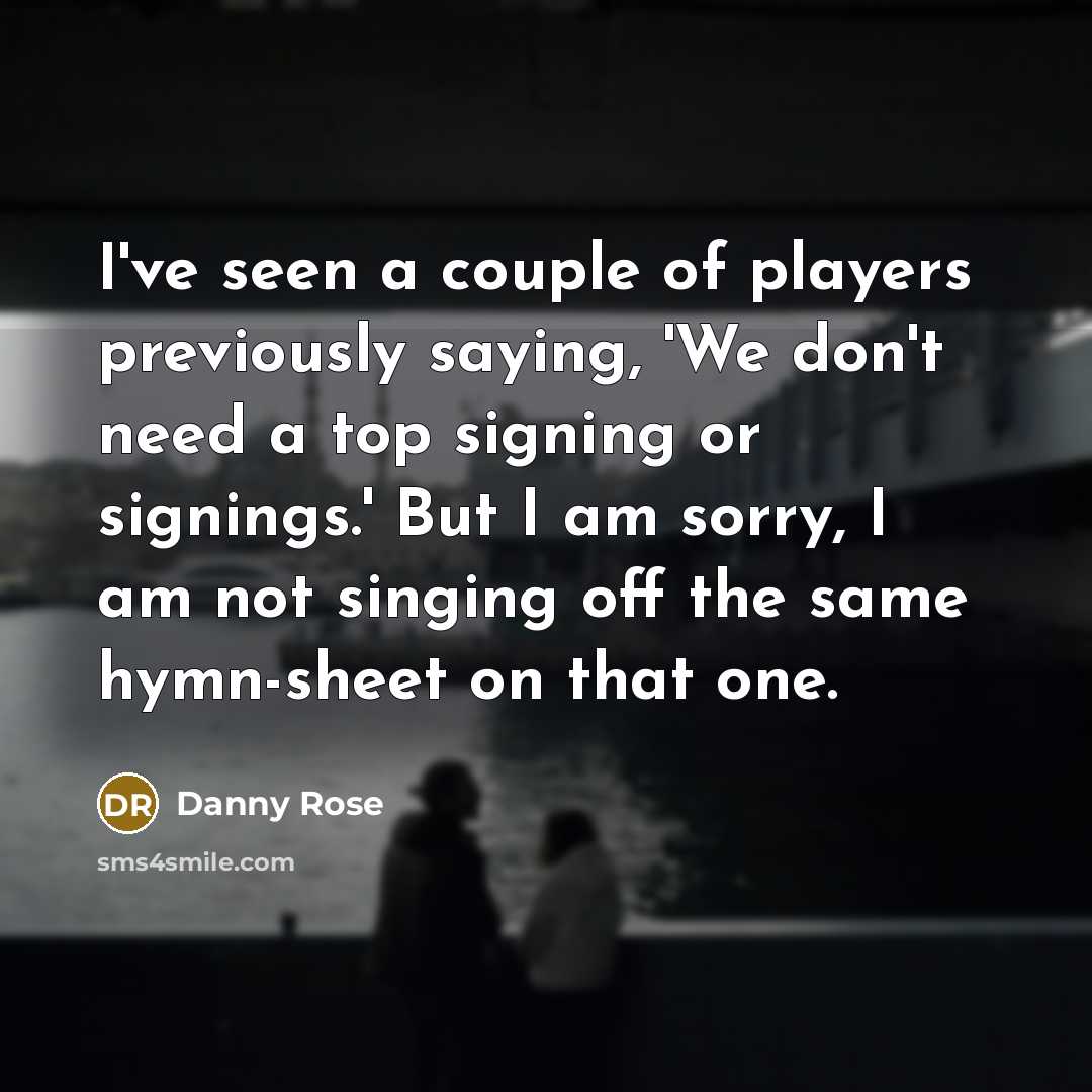“I've seen a couple of players previously saying, 'We don't…” quote by Danny Rose