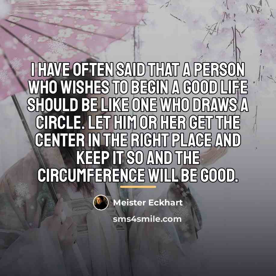 “I have often said that a person who wishes to…” quote by Meister Eckhart