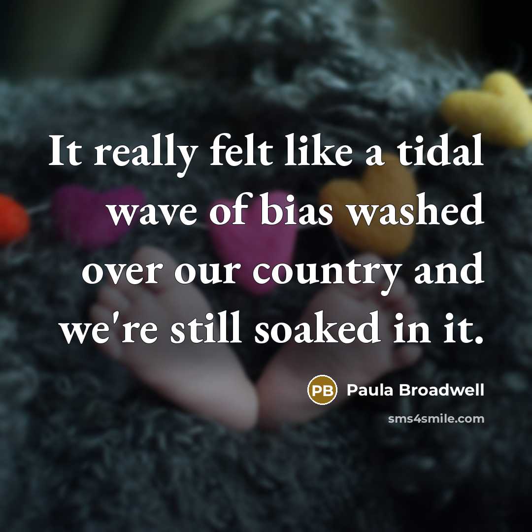 “It really felt like a tidal wave of bias washed…” quote by Paula Broadwell