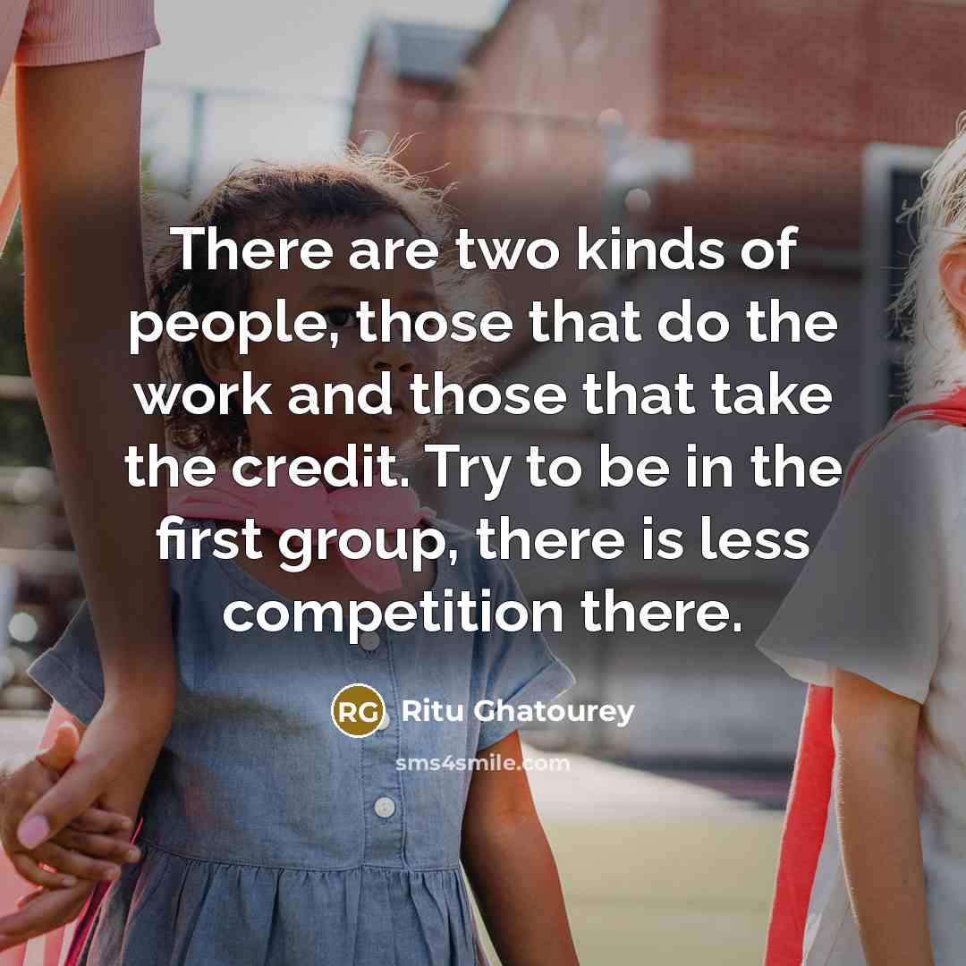 “There are two kinds of people, those that do the…” quote by Ritu Ghatourey