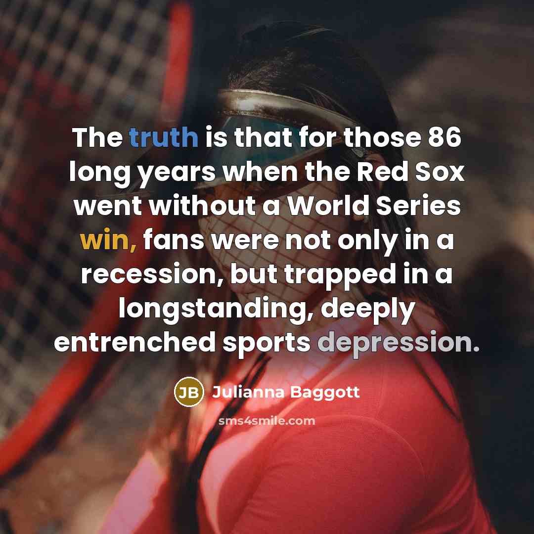 “The truth is that for those 86 long years when…” quote by Julianna Baggott