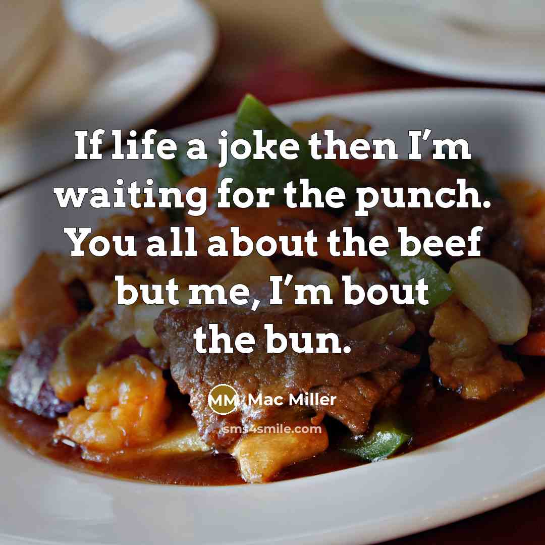 “If life a joke then I’m waiting for the punch.…” quote by Mac Miller