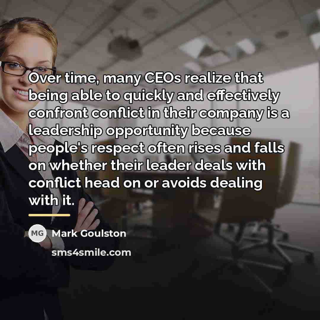 “Over time, many CEOs realize that being able to quickly…” quote by Mark Goulston