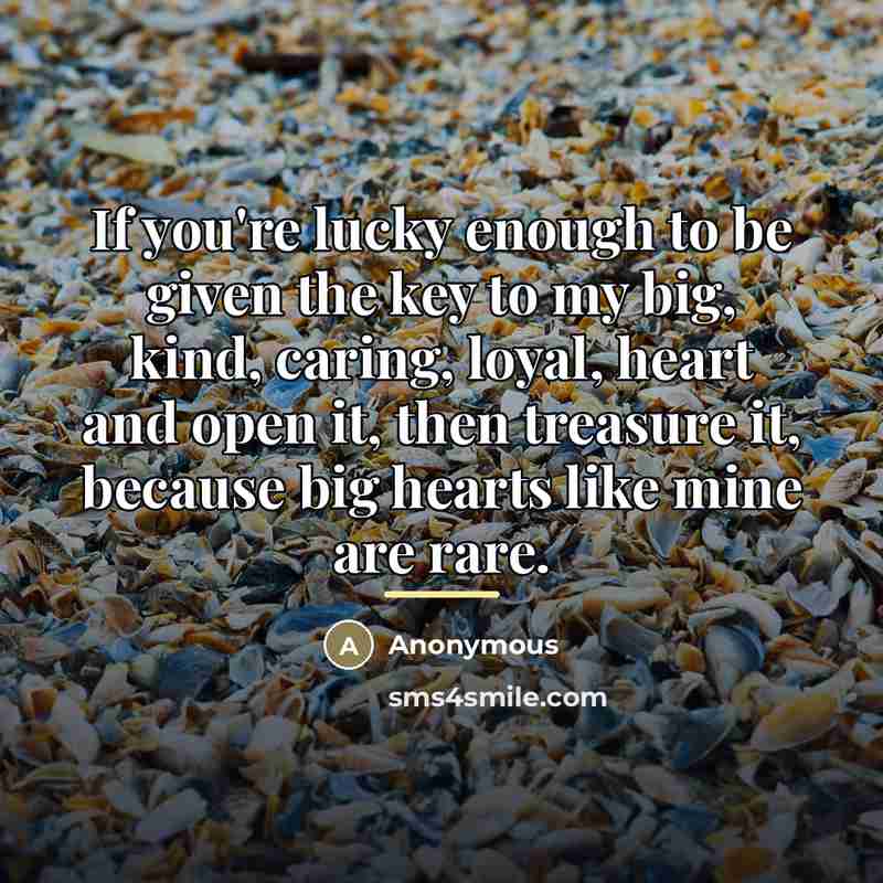 “If you're lucky enough to be given the key to…” quote by Anonymous