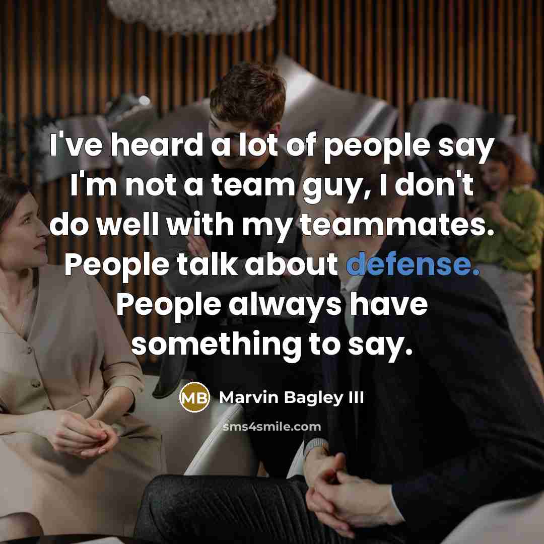 “I've heard a lot of people say I'm not a…” quote by Marvin Bagley III