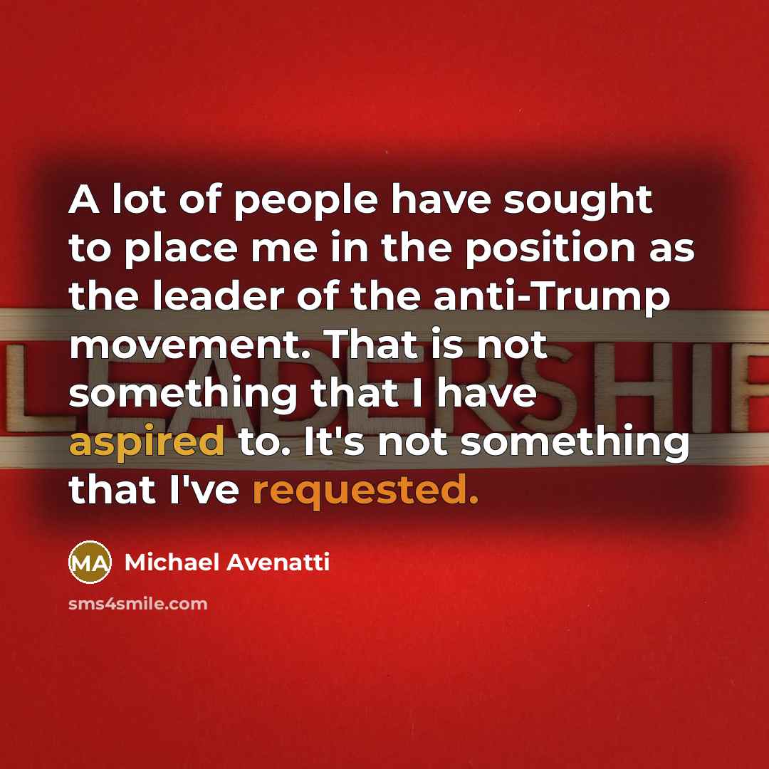 “A lot of people have sought to place me in…” quote by Michael Avenatti