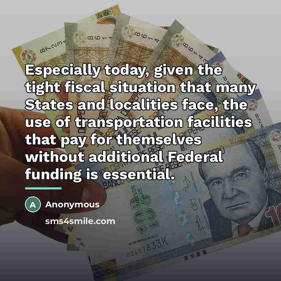 “Especially today, given the tight fiscal situation that many States…” quote by Anonymous