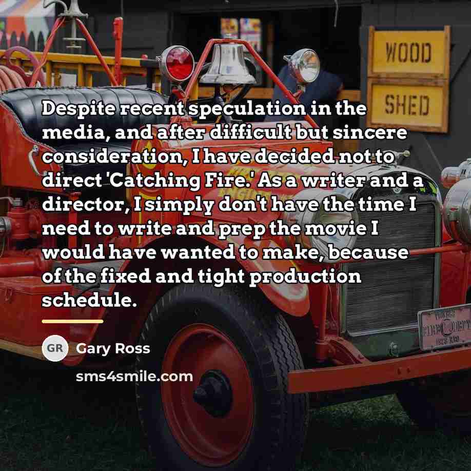 “Despite recent speculation in the media, and after difficult but…” quote by Gary Ross