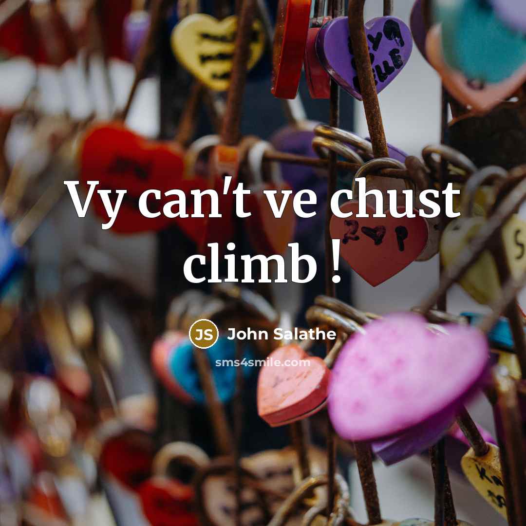 “Vy can't ve chust climb !…” quote by John Salathe