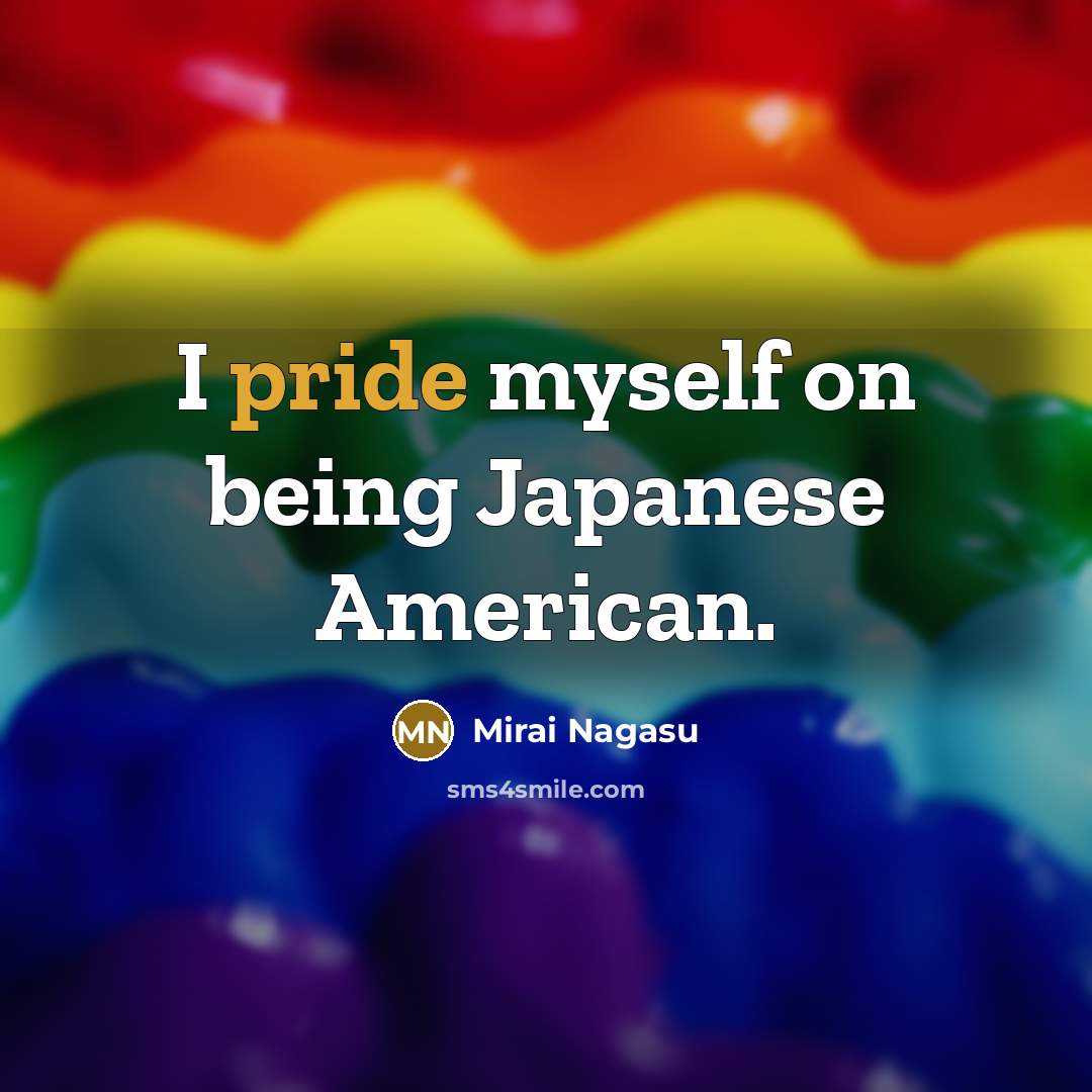 “I pride myself on being Japanese American.…” quote by Mirai Nagasu