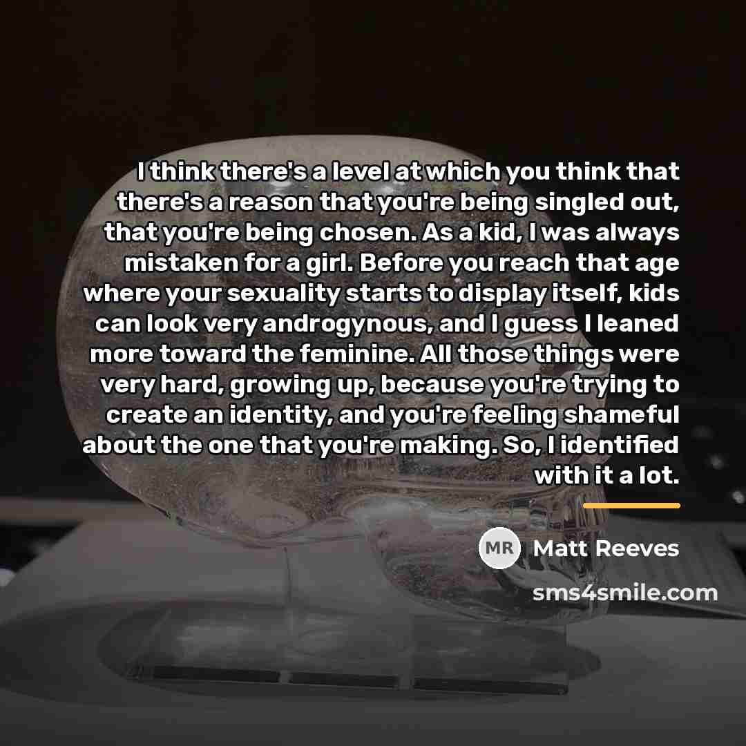“I think there's a level at which you think that…” quote by Matt Reeves