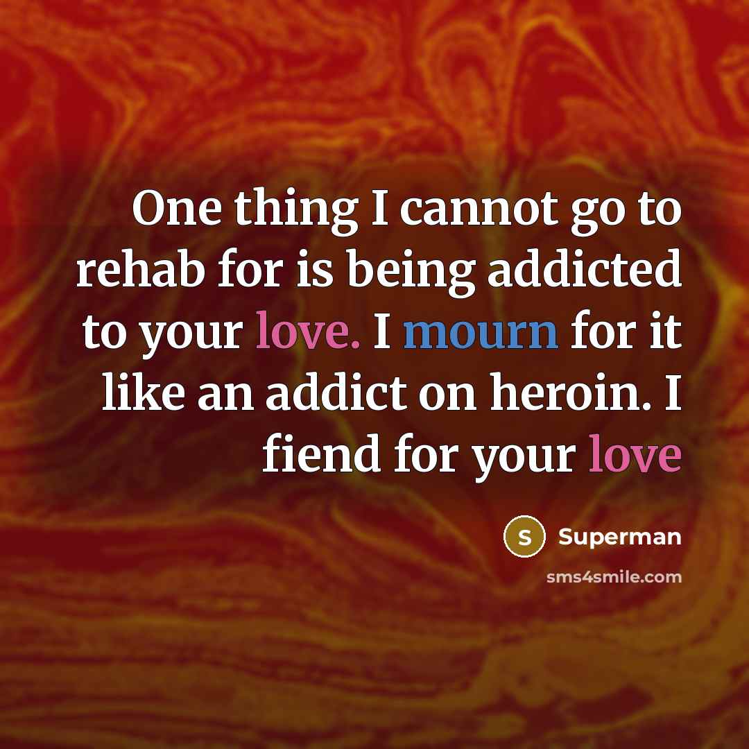 “One thing I cannot go to rehab for is being…” quote by Superman
