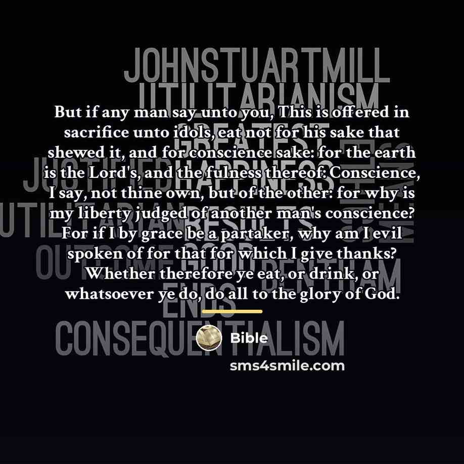“But if any man say unto you, This is offered…” quote by Bible