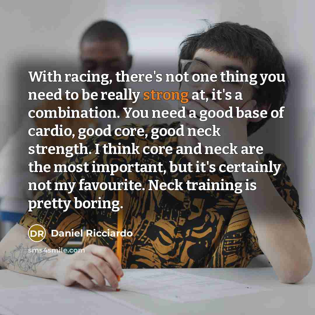“With racing, there's not one thing you need to be…” quote by Daniel Ricciardo