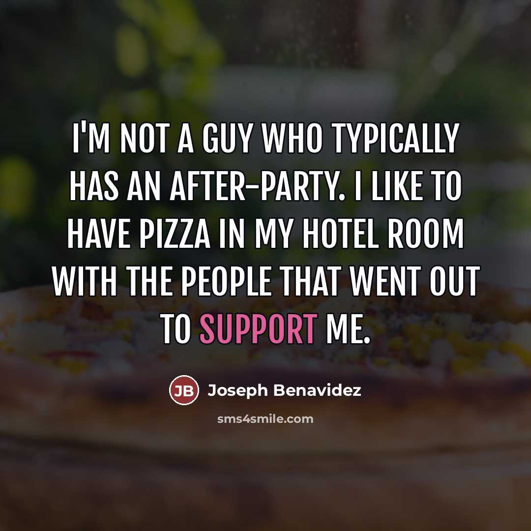 “I'm not a guy who typically has an after-party. I…” quote by Joseph Benavidez