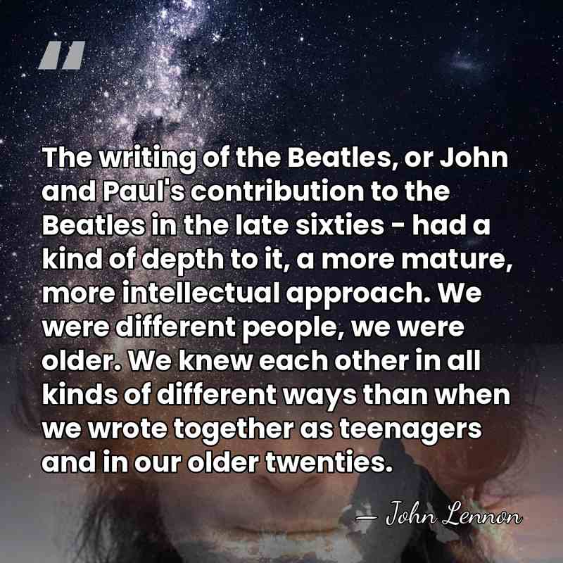 The writing of the Beatles, or John and Paul's contribution to the&hellip; - John Lennon