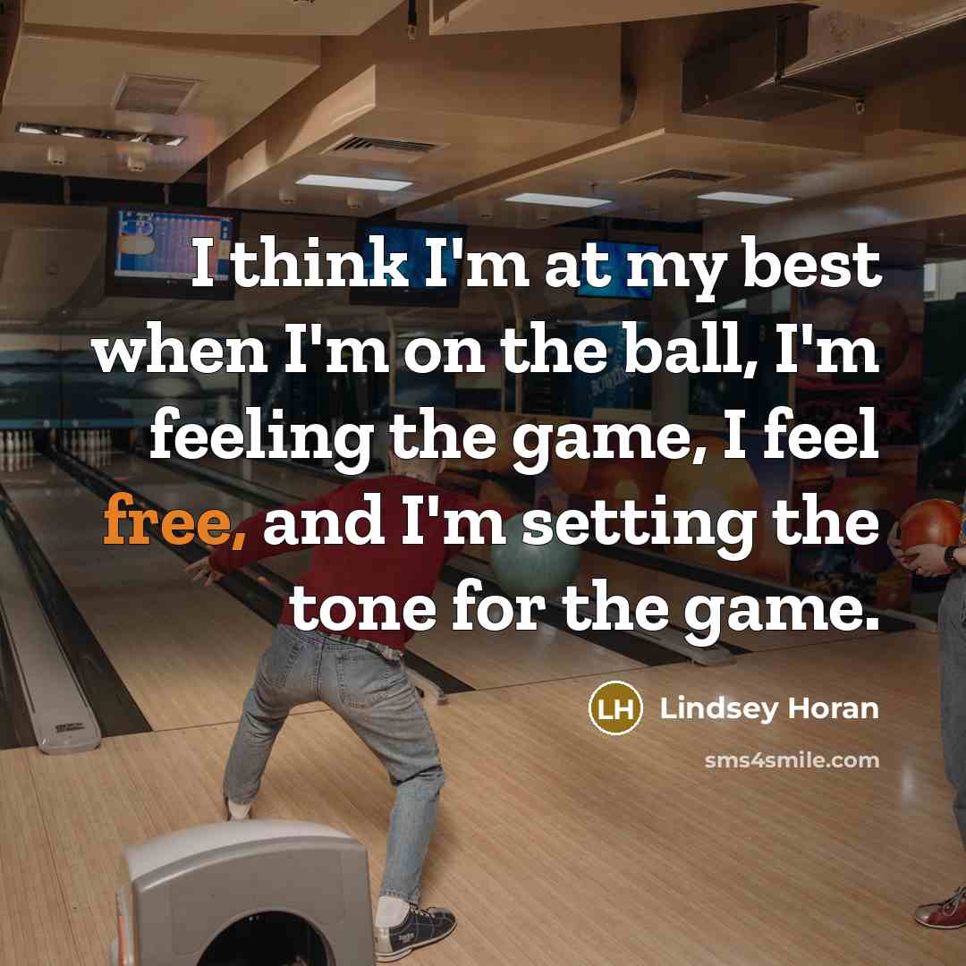 “I think I'm at my best when I'm on the…” quote by Lindsey Horan