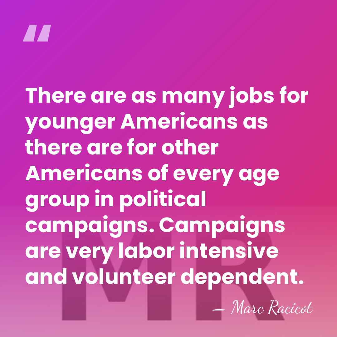 There are as many jobs for younger Americans as there are for&hellip; - Marc Racicot