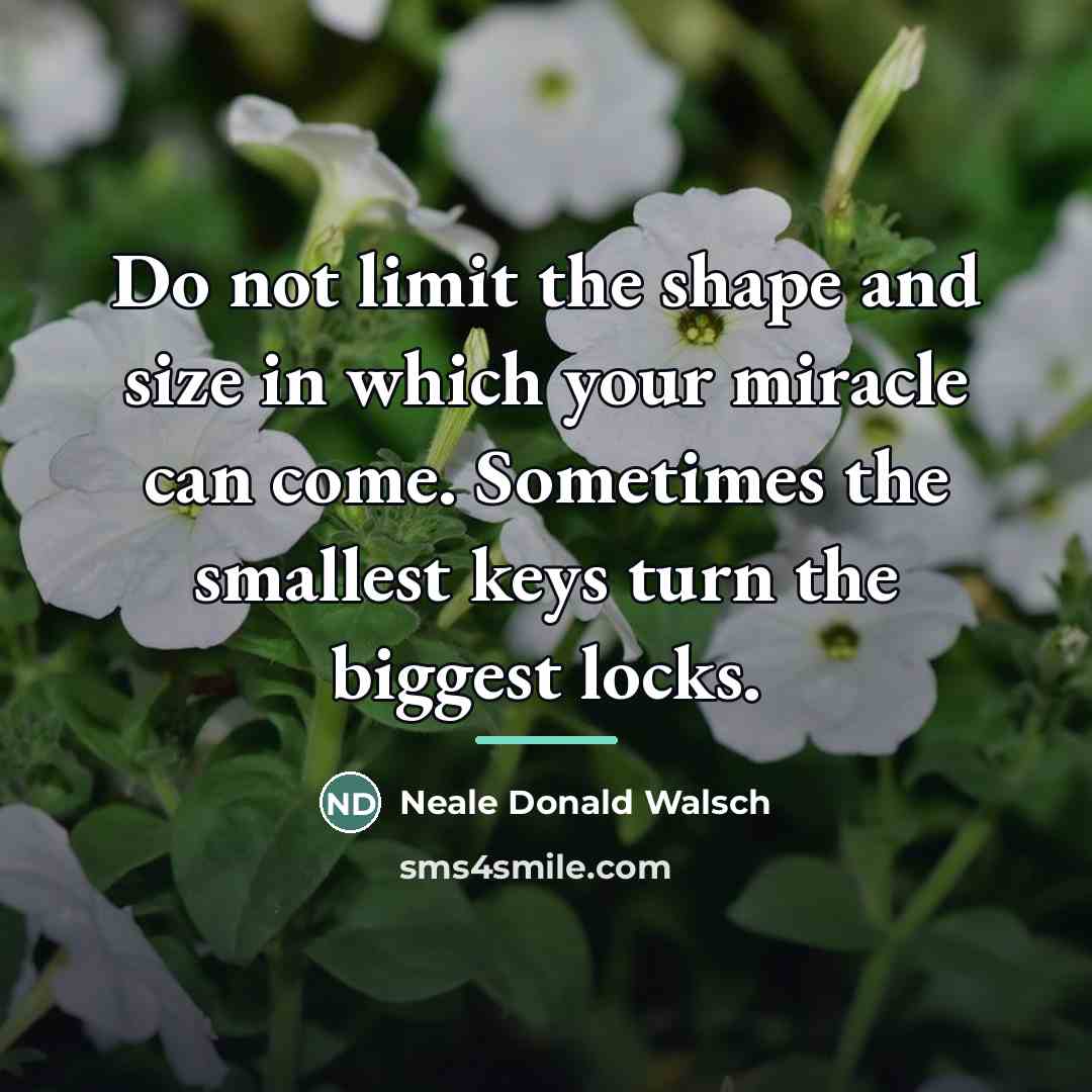 “Do not limit the shape and size in which your…” quote by Neale Donald Walsch