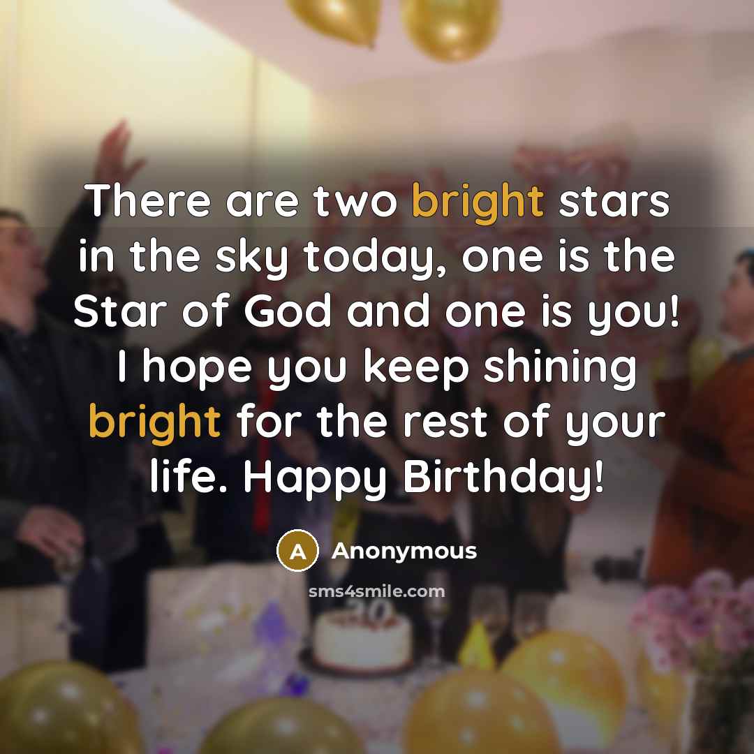 “There are two bright stars in the sky today, one…” quote by Anonymous
