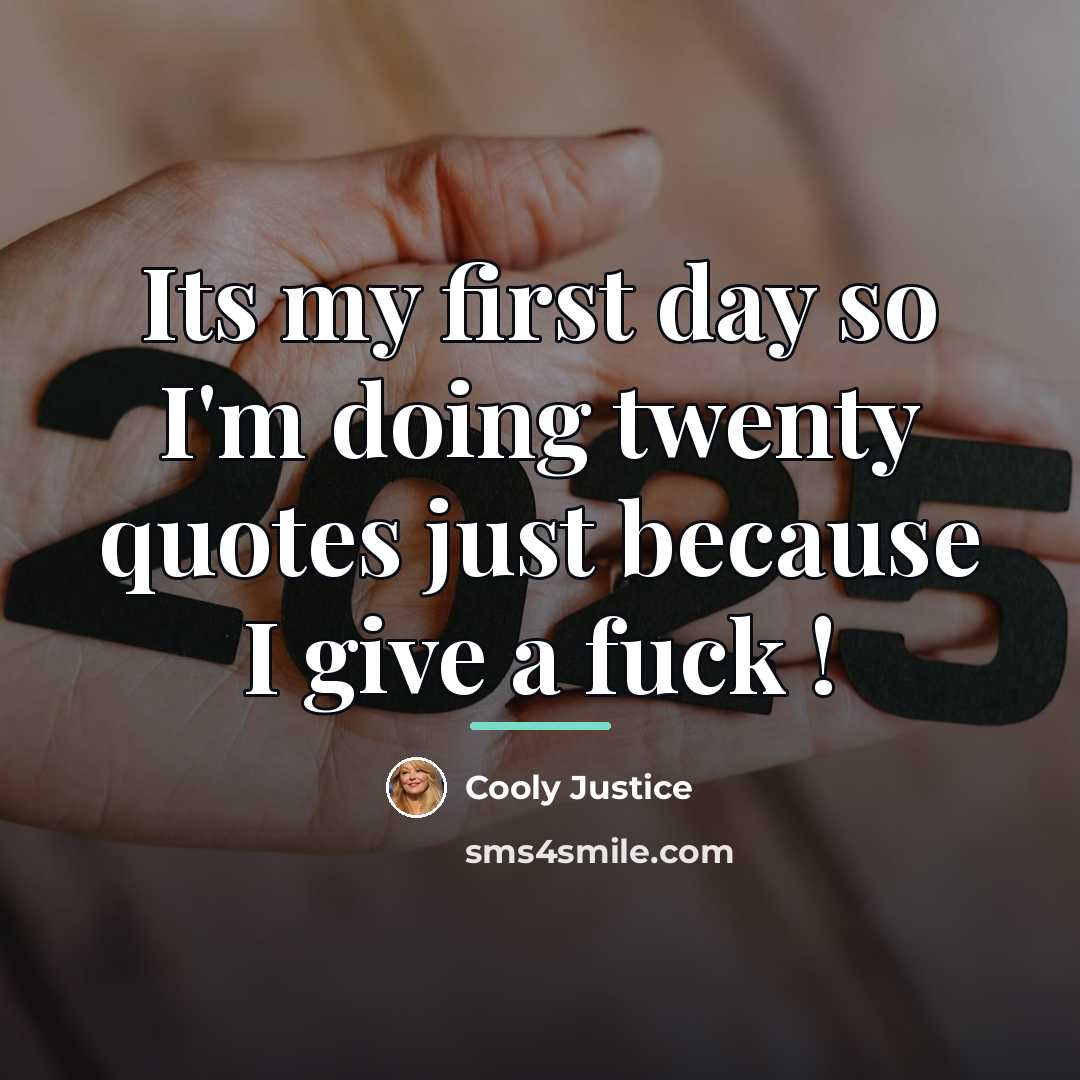 “Its my first day so I'm doing twenty quotes just…” quote by Cooly Justice