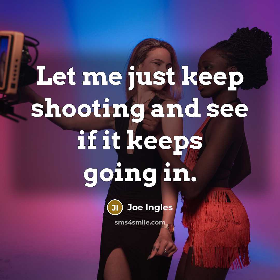 “Let me just keep shooting and see if it keeps…” quote by Joe Ingles